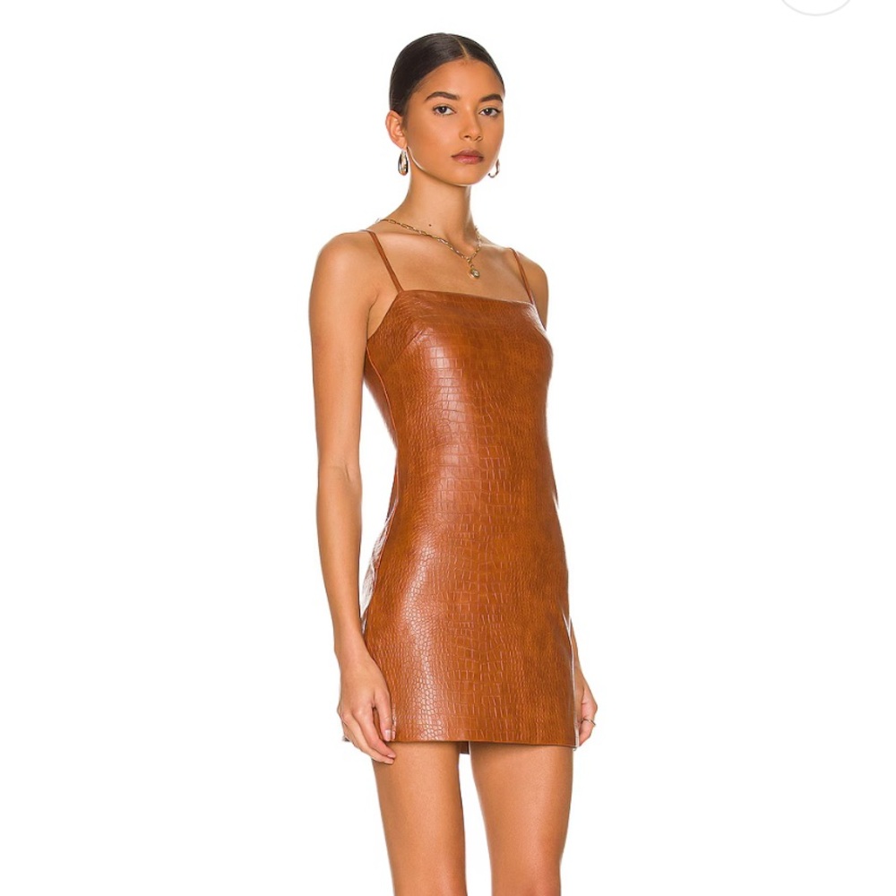 Bardot Brown Mini Dress - Picture 3 of 7